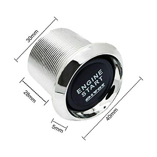 Push Start Button, Car 12v Led Engine Start Push Button...