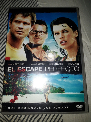 Dvd El Escape Perfecto  Milla Jovovich