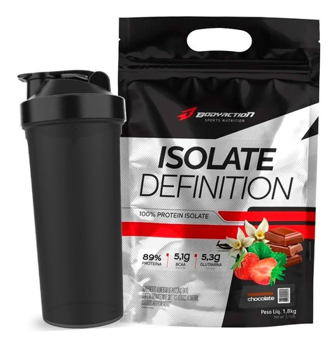  Whey Protein Isolado Isolate Definition 1,8kg - Body Action