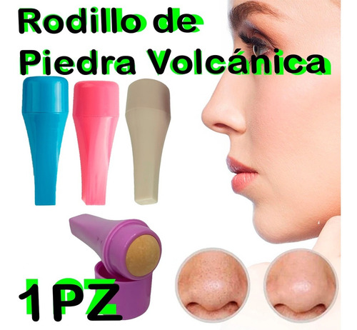 Rodillo Piedra Volcánica Elimina Exceso Grasa Piel 1pz 