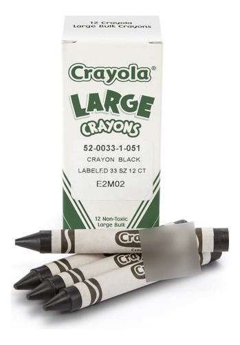 Crayola S Lapiz Color Negro Herramienta Arte Para Niño 12