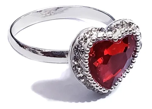 Anillo swarovski corazon rojo sales