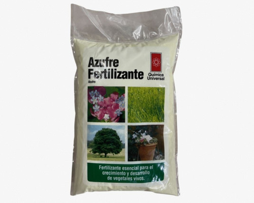 Fertilizante Mineral Azufre En Polvo 1kg Química Universal