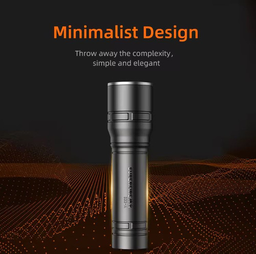 Linterna Led Mini Recargable + Cable Led