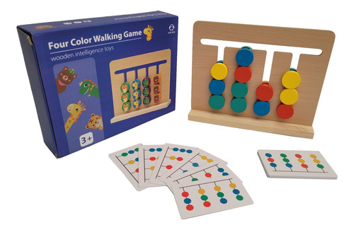 Juego De Patrones Montessori 4 Colores Figuras Geometricas