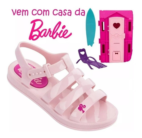 sandalia melissa da barbie