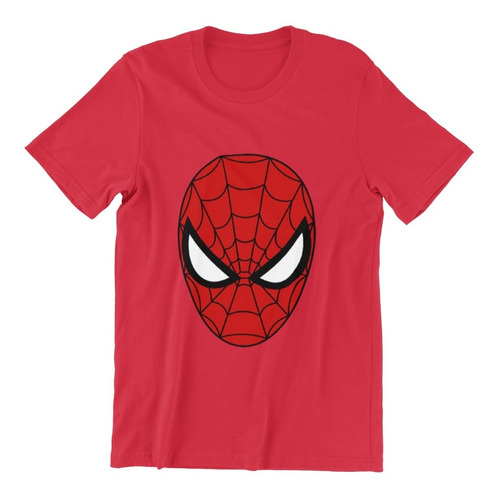 Polera Unisex Spiderman Araña Avengers Mascara Estampado ALG