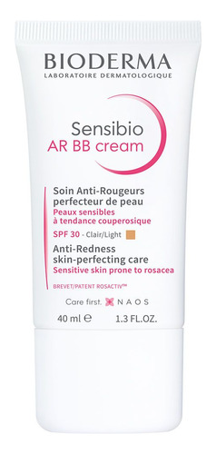Bioderma Sensibio Ar Bb Cream Fps30 Tratamiento Antienrojecimiento Perfeccionador Pieles Con Rojeces