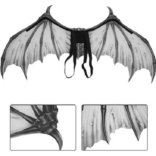 Alas De Murcielago Demonio Gargola Grandes Disfraz Halloween