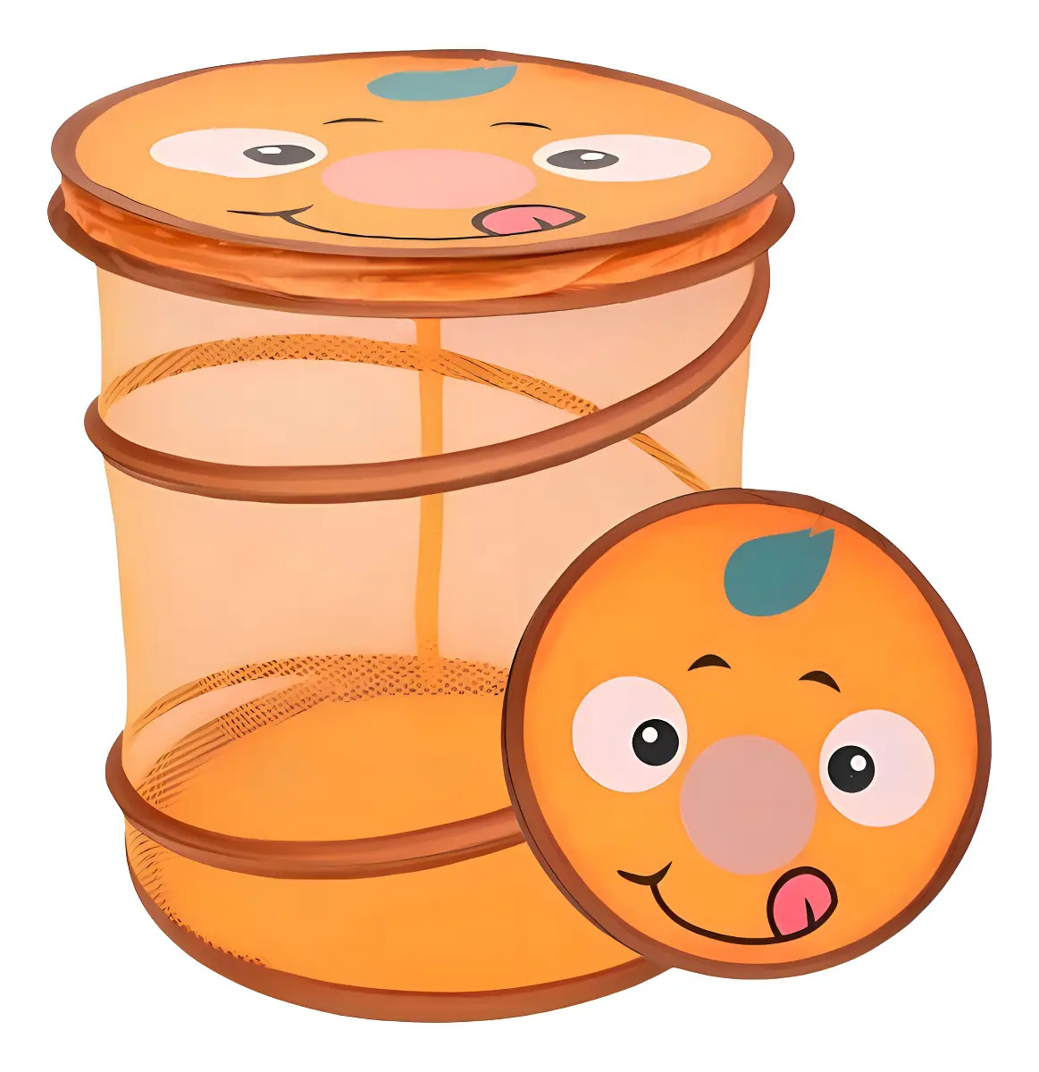 Cesto Organizador Dobrável Infantil para Brinquedos e Roupas – Tema Preguiça