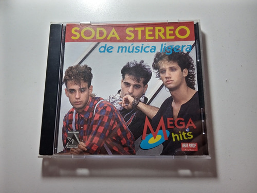 Soda Stereo De Música Ligera Mega Hits - Cd 