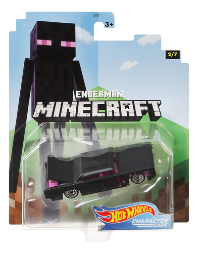 Carácter Car Hot Wheels Minecraft Gaming 2020 Enderman 1/64