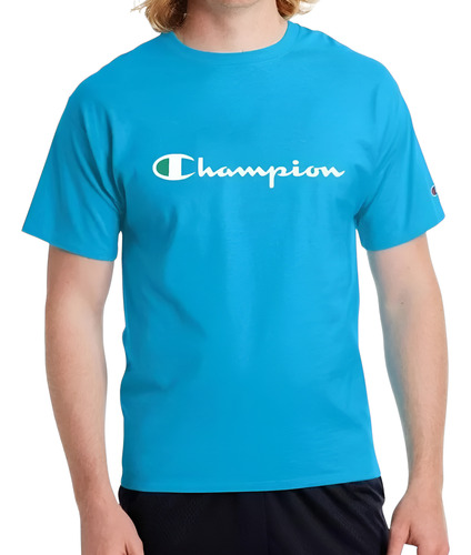 Playera Champion Script Logo