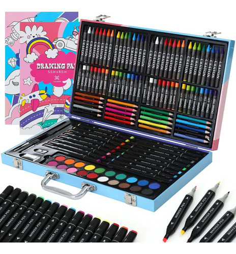 127 Pieza Suministro Arte Kit Dibujo Para Niño Adulto Juego