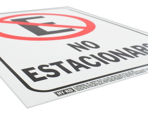 Imagen 3 de 4 de Letrero Cartel No Estacionarse Cochera (2 Piezas)