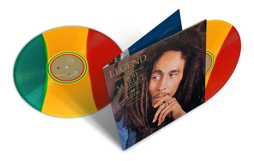 Bob Marley And The Wailers Legend 2 Vinilos 180 Gr Tri-color