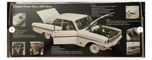 Ford Fairlane Thunderbolt 427 1964 Precision 100 1/18 Ford Fairlane Thunderbolt 427 1964 Precision 100 1/18