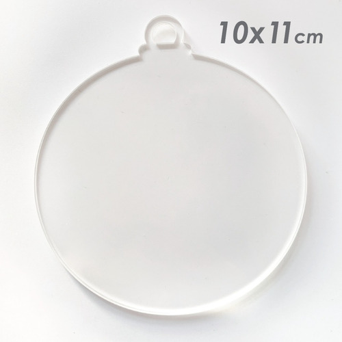 Imagen 1 de 6 de 50 Esfera Transparente De Acrílico 10x11cm