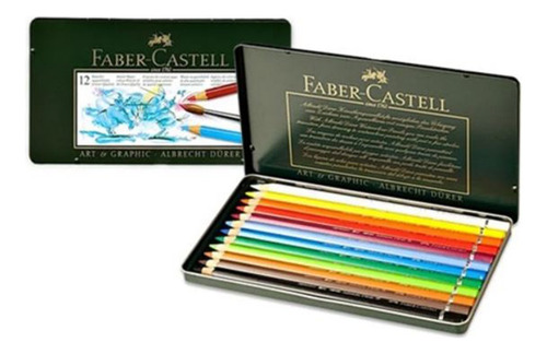Lápis Faber-castell Albrecht Durer Aquarelável - Estojo Me