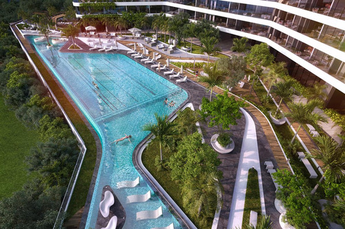 Imagen 2 de 30 de Departamento En Venta En Cancún, Woha, 3 Recamaras