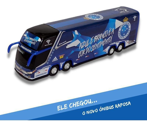 Brinquedo Miniatura 30cm Ônibus Do Cruzeiro - A Raposa