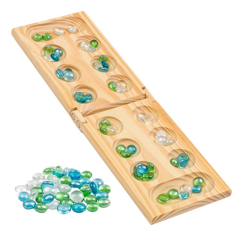 Regal Games - Juego De Mesa Mancala De Madera - Tablero De M