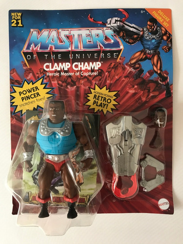 Clamp Champ Retro Play Motu Origins Heman Version Usa Mattel (Usado)