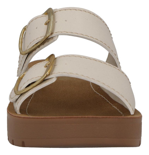 Huarache Fiesta 157557pv Transpirable Suela Goma Niñas Beige