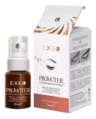 Promoter Exel Spray Ideal Para Crecimiento De Cejas Pestañas