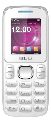 BLU Zoey Dual SIM 32 MB branco/azul 24 MB RAM