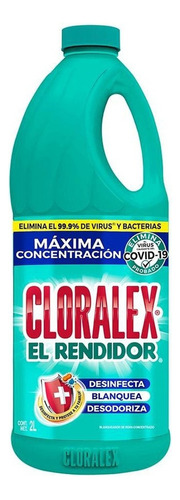 Blanqueador Desinfectante Cloralex® Líquido, Concentrado, 2l