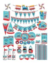 Comprar Kit Imprimible Cumpleaños Tren,trencito, Vagones,ferrocarril