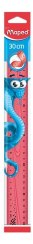 Regua Flexível Inquebravel De Borracha 30cm Twistnflex Maped Cor Rosa-chiclete