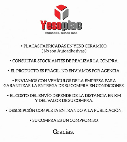 Placa Yeso Antihumedad Máxima Calidad Travertino