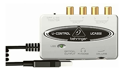 Behringer U-control Uca202 Ultra-low Latency 2 In/2 Out Usb