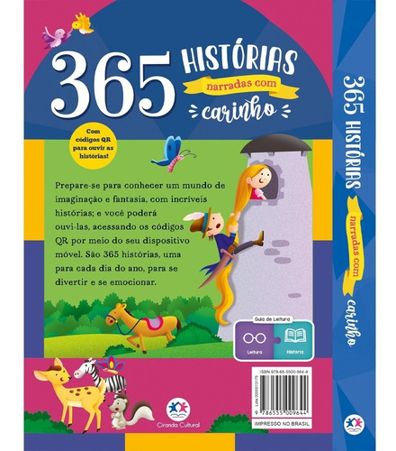 Livro 365 Histórias Narradas Com Carinho