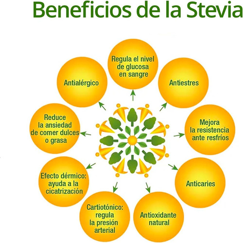 Endulzante Líquido Hoja De Stevia 15ml 3 Piezas