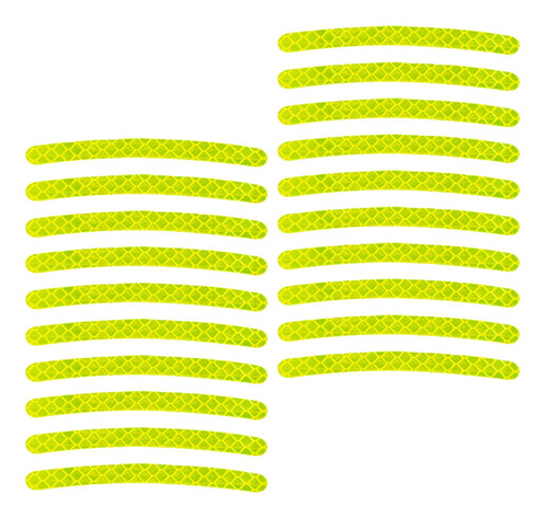 5 Paquete De 4-6 Pegatinas Reflectantes Para Cubo 5 Piezas