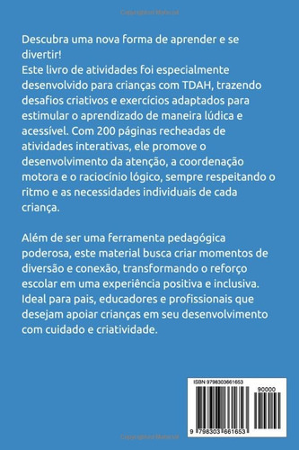 Atividades Adaptadas Para Criancas Com Tdah (portuguese Edit