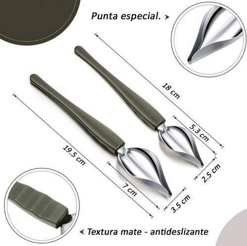 Imagen 4 de 7 de Cuchara Para Decorar Platos - Decorating Spoon