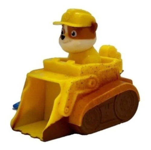 Paw Patrol Rescue Racers Mini Vehículo Con Figura - Rubble