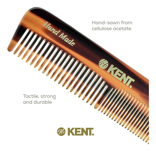 Kent Ot Peine De Bolsillo Kent De 4,4 Pulgadas, Peine De Die