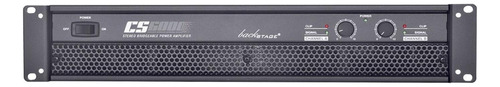 Backstage Cs-6000 Amplificador Hasta 550w Rms 2 Cnales