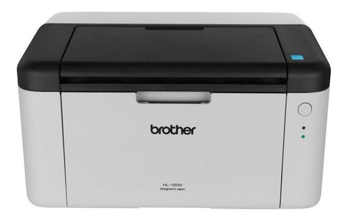 Impressora função única Brother Láser USB HL-1200 branca e preta 220V - 240V