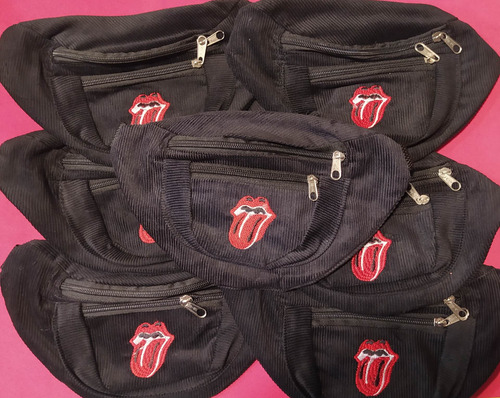 Rolling Stones Riñonera 2 Cierres Corderoy Hasta 108cm Cintu