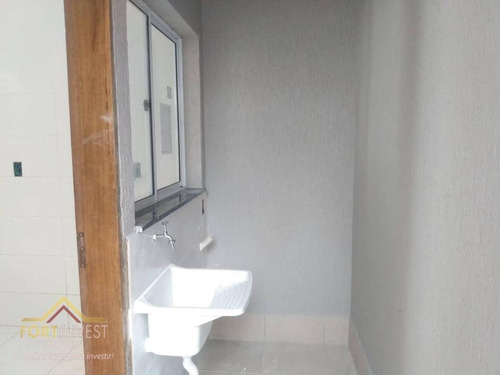 Imagem 5 de 12 de Casa Com 2 Dormitórios À Venda, 39 M² Por R$ 230.000,00 - Jardim Quietude - Praia Grande/sp - Ca0916