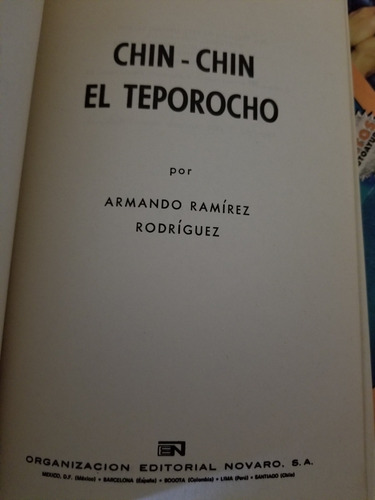 A2 Chin Chin El Teporocho Armando Ramirez Rodríguez (Usado)