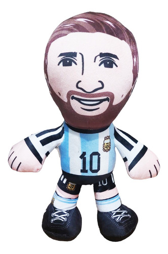 Lionel Messi Peluche Con Saludos De Cumpleaños