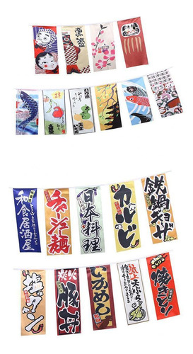 2 Juegos De Banderines De Estilo Japonés, Banderines,