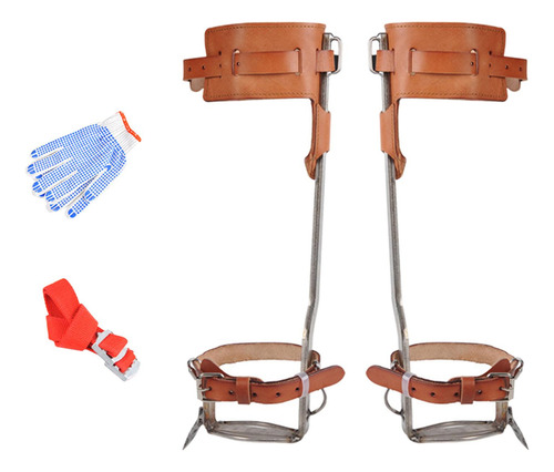 1 / 2gears Tree Climbing Set Equipo Completo De Cuero 1